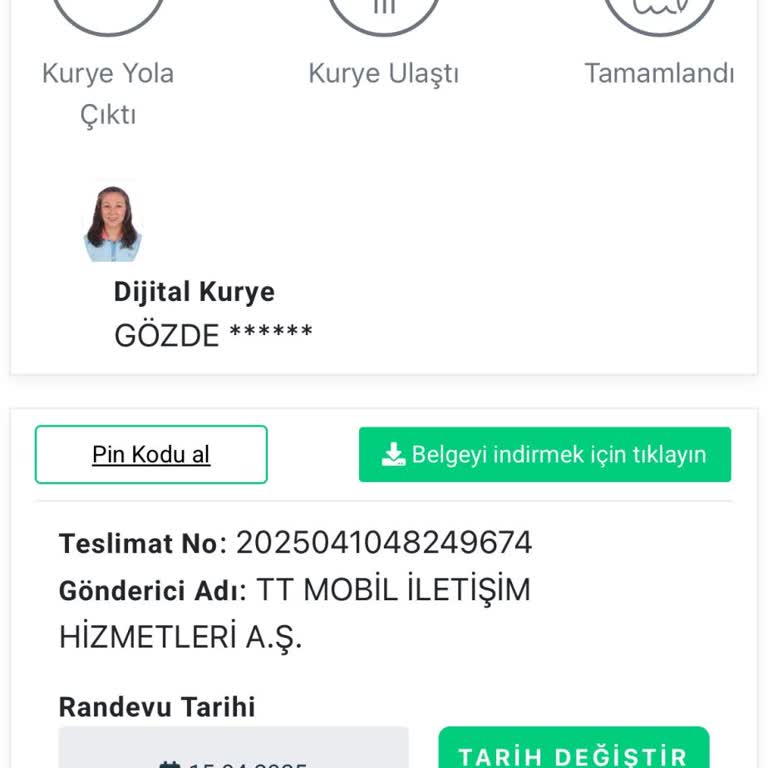 Kurye Sorunlarıyla Türk Telekom'a Geçiş Yapamıyorum