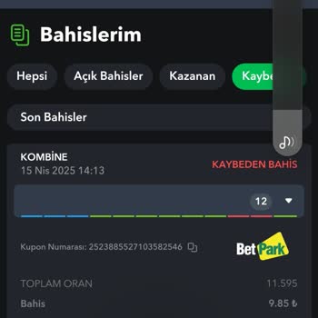 Kuponlar Yanıyor: Betpark'ın Şüpheli Maç İşlemleri