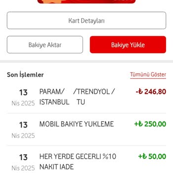 Vodafone Pay Nakit İade Sorunu: Eksik İade Şikayeti