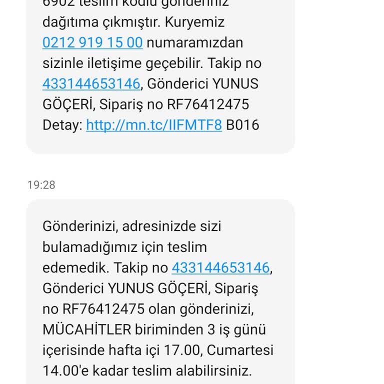 Teslim Edilmeyen Kargo Ve Yanıltıcı Bilgilendirme Sorunu