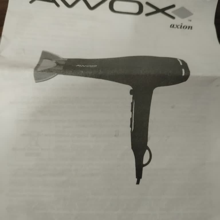 Garanti Kapsamında Çözüm Bekleyen Awox Saç Kurutma Makinesi
