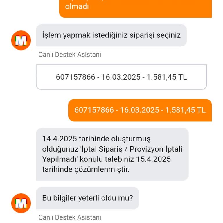 Yanlış Adres Teslimatı Ve İptal Sonrası İade Sorunu