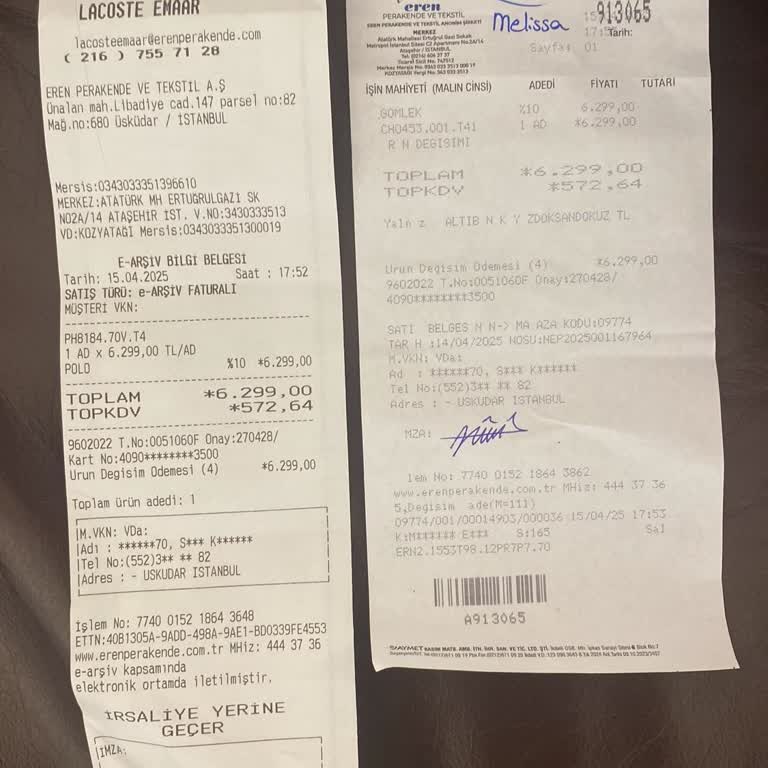 Lacoste Mağazasında Değişim Ve İade Sorunu