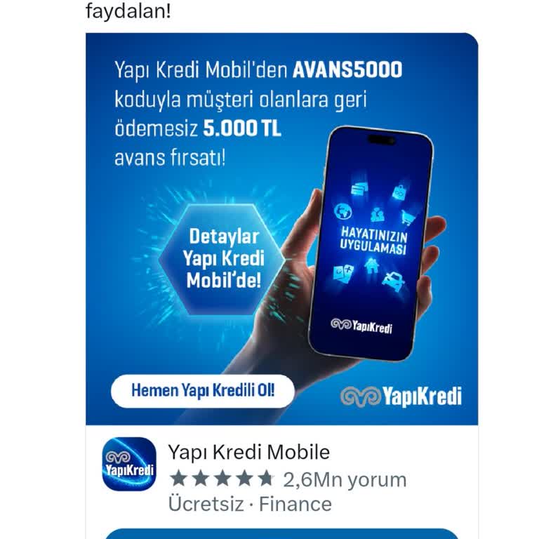 Yapı Kredi'den Beklenen Avans Hüsranı