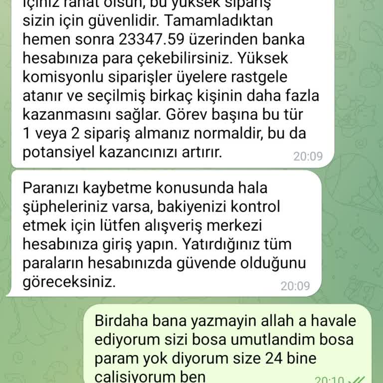 Yanıltıcı Para Yatırma Vaadi