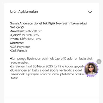 Karaca Nevresim Takımında Solma Ve Boyut Sorunu