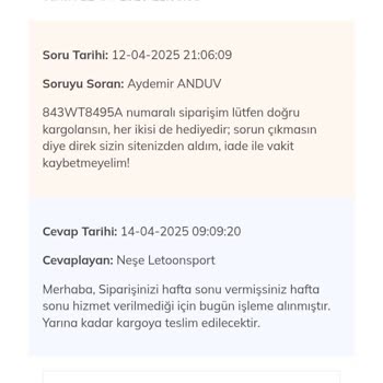 Yanlış Kargolama Ve Ürün Paketleme Mağduriyeti