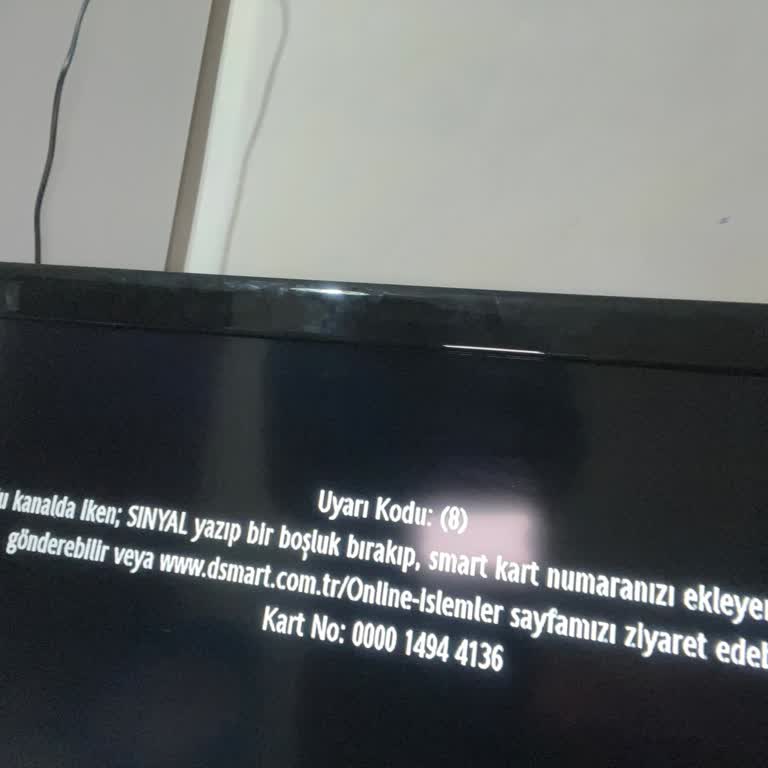 Kalıcı Uydu Alıcımın Sinyal Kesintisi: D-Smart'ın Keyfi Uygulaması