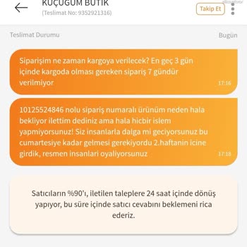 Teslim Edilmeyen Ürün Ve İlgisiz Satıcı