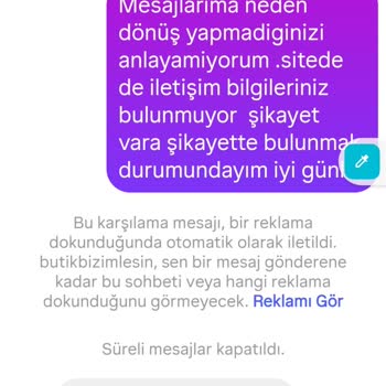 Yanıt Alınamayan Sipariş Sorunu