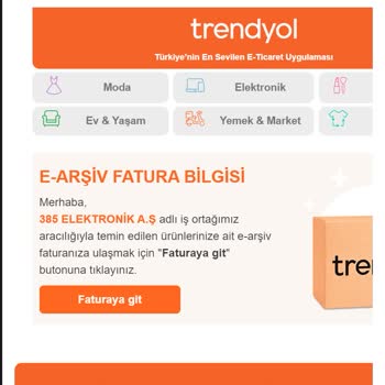 Trendyol Fatura Erişim Sorunu
