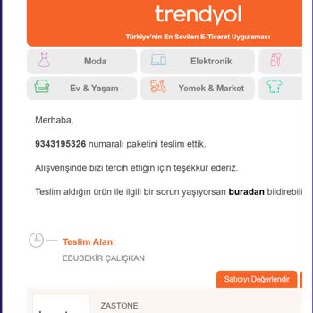 Trendyol Fatura Erişim Sorunu