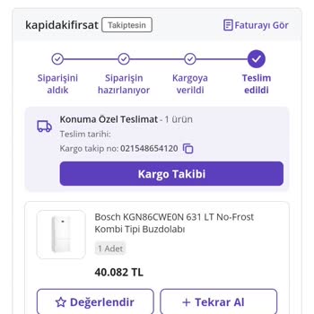 Bosch Buzdolabı Fiyat Farkı Mağduriyeti
