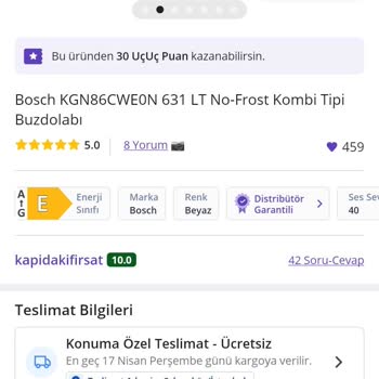 Bosch Buzdolabı Fiyat Farkı Mağduriyeti
