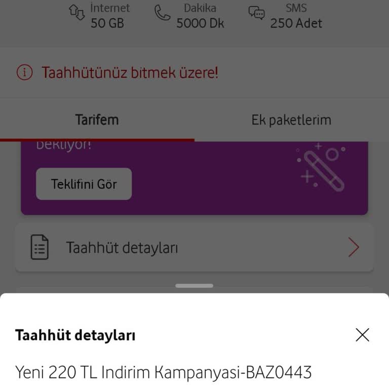 Vodafone'un Taahhüt Ve Müşteri Hizmetleri Sorunu