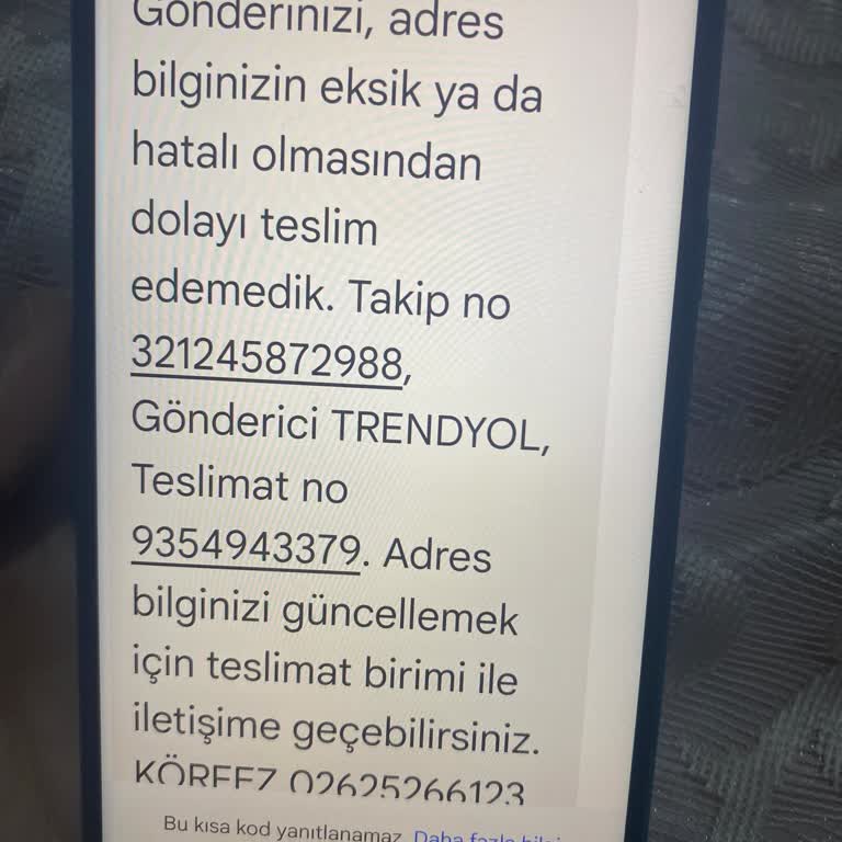 MNG Kargo'nun Yanlış Adres Bildirimi Sorunu