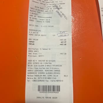 Koçtaş'tan Alınan Ürünün Teslim Edilmemesi Ve Ücret İadesi Sorunu