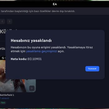 Haksız Yasaklama: Oyuna Giriş Yapmadığım Tarihte Banlandım