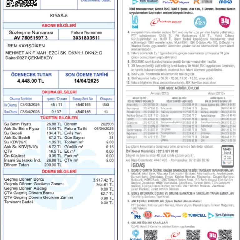 Kaçak Kullanım Cezası Şoku: İSKİ'den 4.448 TL Fatura