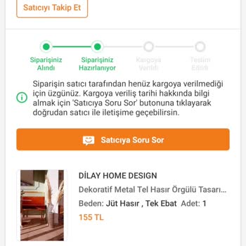 Trendyol'da Kargo Ve İletişim Sorunları