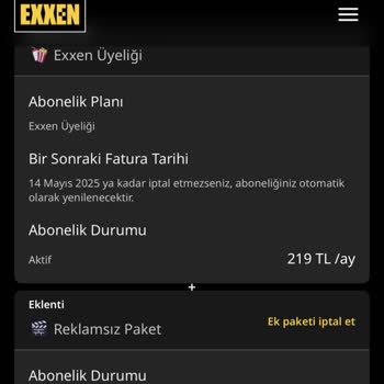 Exxen Üyeliği İptal Edilemiyor: Haksız Ücret Kesintisi
