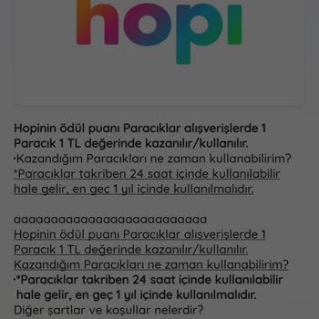 Hopi Paracık Aktarımında Süregelen Sorun