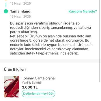 Defolu Ürün Ve İade Sorunu: Dolap Uygulaması Hayal Kırıklığı