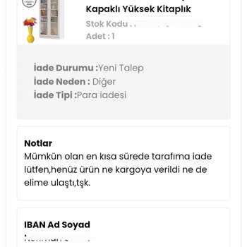 İade Talebine Yanıt Vermeyen Firma Ve Yalancı İthamı