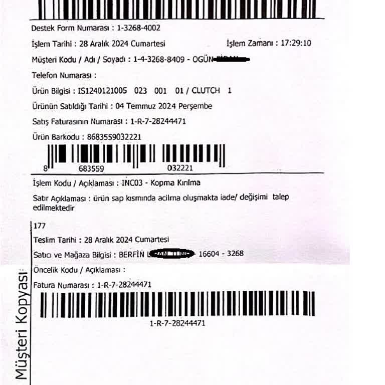 İpekyol Çanta Değişim Talebi Ve İade Sorunu