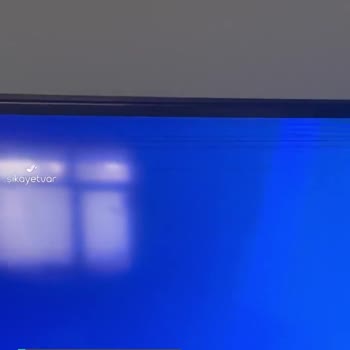 Samsung TV Ekranında Beliren Çizgiler