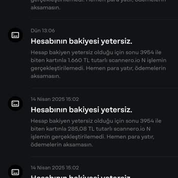 Papara İzinsiz Para Çekme Bildirimleri Sorunu