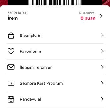 Sephora Kart Puanları Aniden Sıfırlandı