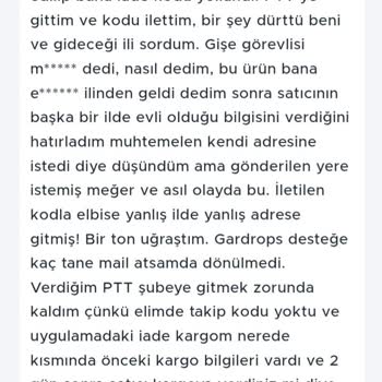 Gardrops'ta İade Süreci Ve Canlı Destek Sorunları