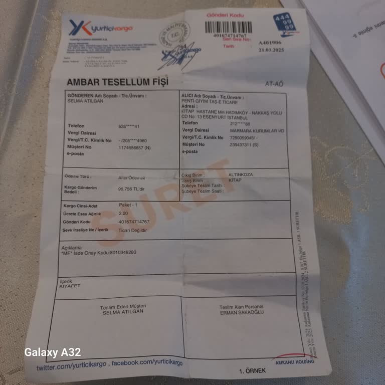 Yanlış Ürün Ve İade Sorunu: Penti'den Hayal Kırıklığı