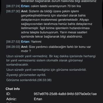 Betsilin.com Paramı Ödemiyor, Curaçao Gaming Authority'ye Şikayet Ettim
