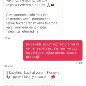 Yemeksepeti Kampanya Siparişinde Hayal Kırıklığı