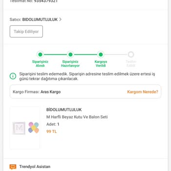 Kızımın Doğum Günü Hediyesi Hala Teslim Edilmedi
