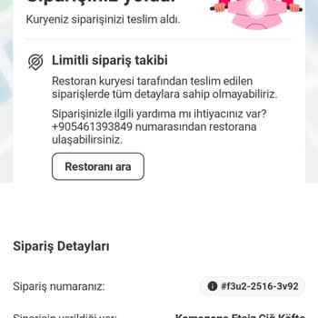 Gece Boyu Bekleyiş: Çiğköfte Siparişim Teslim Edilmedi!