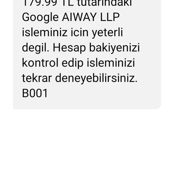 Yetkisiz Ödeme Girişimleri