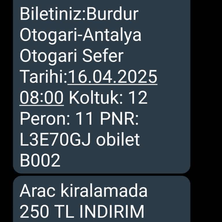 Olmayan Seferin Bileti Ve İletişim Sorunları