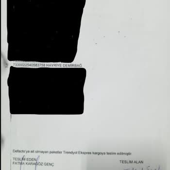 Trendyol Ve DeFacto İade Sürecinde Yaşanan Karışıklık Ve Mağduriyet
