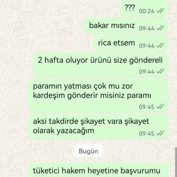 Bubito Para İadesinde Müşteriyi Oyalıyor