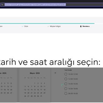 Siemens Online Servis Kaydı Sorunu