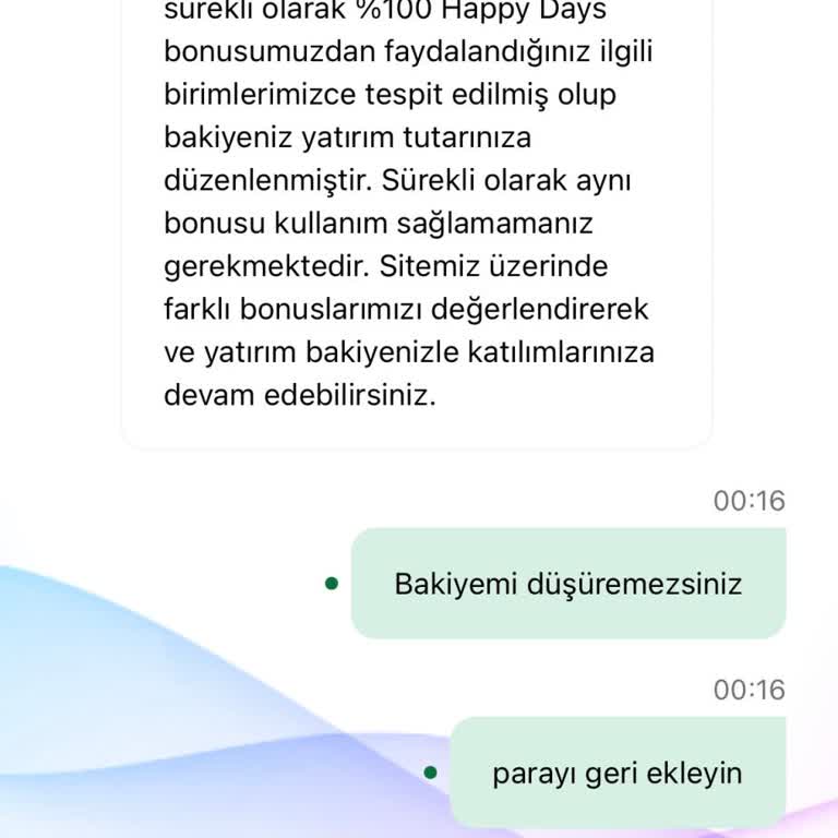 Bonus İptali Ve Para Çekim Sorunu