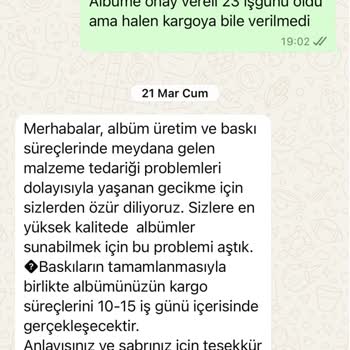 Düğün Albümümüzü Hala Teslim Alamadık