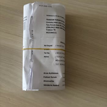 Yeni Ürün Teslim Edildi, Ancak Boş Çıktı