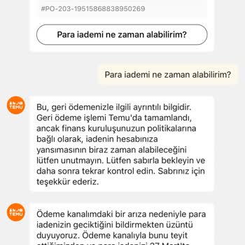 İade Sürecinde Gecikme Ve İlgisizlik Sorunu
