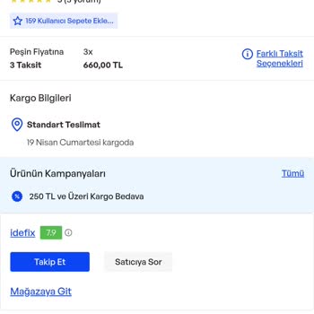 İdefix'ten Satın Alınan Oyuncağın Stokta Olmaması Ve İptal Süreci Sorunu