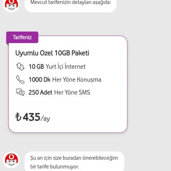Vodafone'dan Anormal Tarife Zammı Şoku