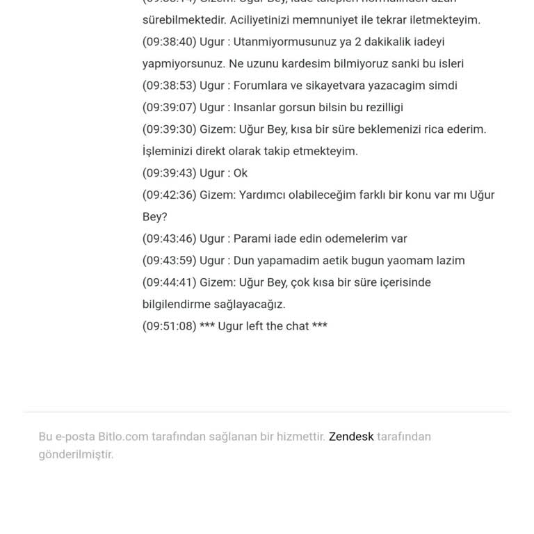 Yanlış Gönderilen Kripto Para İadesinde Gecikme